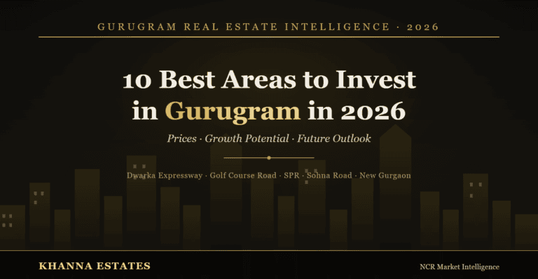 10 Best Areas to Invest in Gurugram in 2026: Prices, Growth Potential & Future Outlook