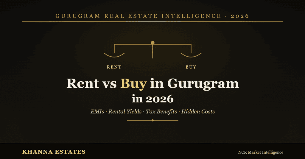 Rent vs Buy in Gurugram in 2026: Which Makes More Financial Sense?