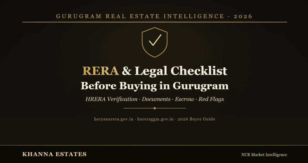 RERA & Legal Checklist Before Buying Property in Gurugram (2026 Guide)