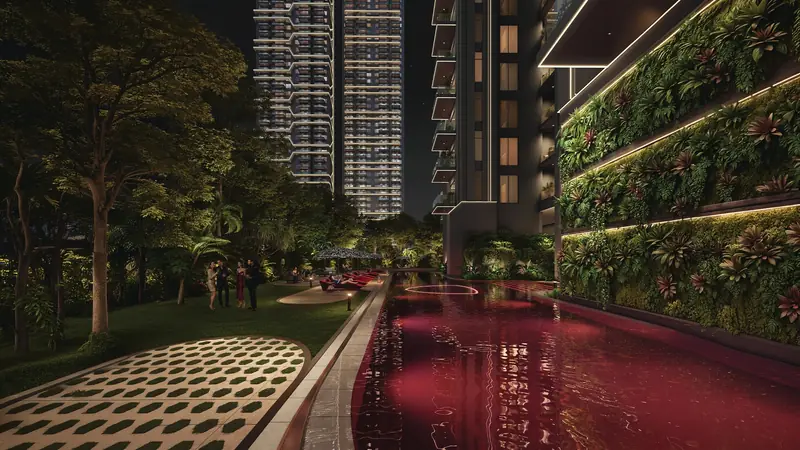 Infinity-Edge Pool Tonino Lamborghini Residences