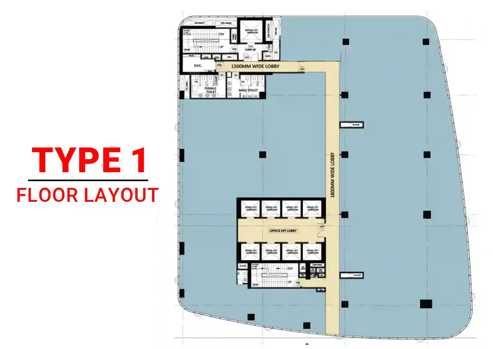 2 BHK Floor Plan