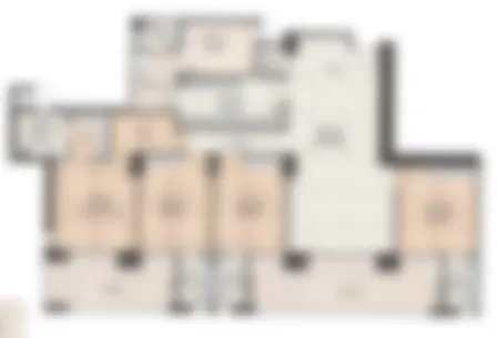4 BHK Floor Plan DLF Privana North