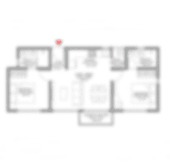 3 BHK Floor Plan Tonino Lamborghini Residences