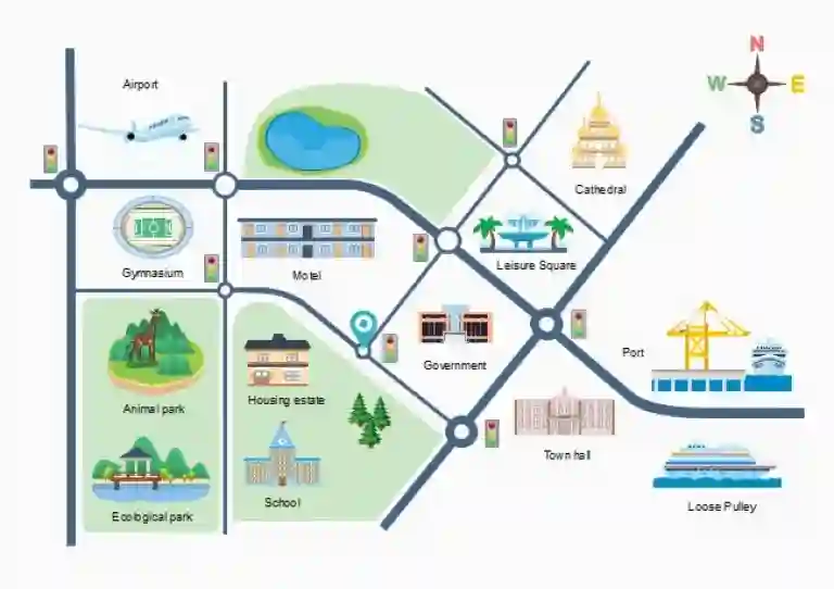Godrej Azure Location Map Elan The Emperor